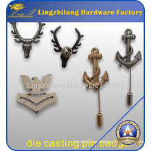 Distintivo de metal militar personalizado con Long Stick